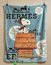 Hermes Throw Blankets